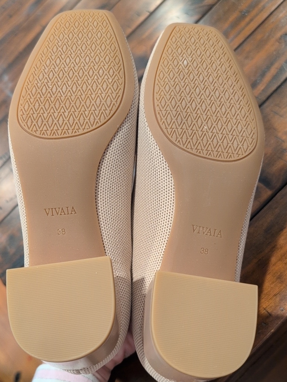 Vivaia Megan Square Toe Chunky Heel Stess Free 38 7-7.5 - Picture 11 of 13